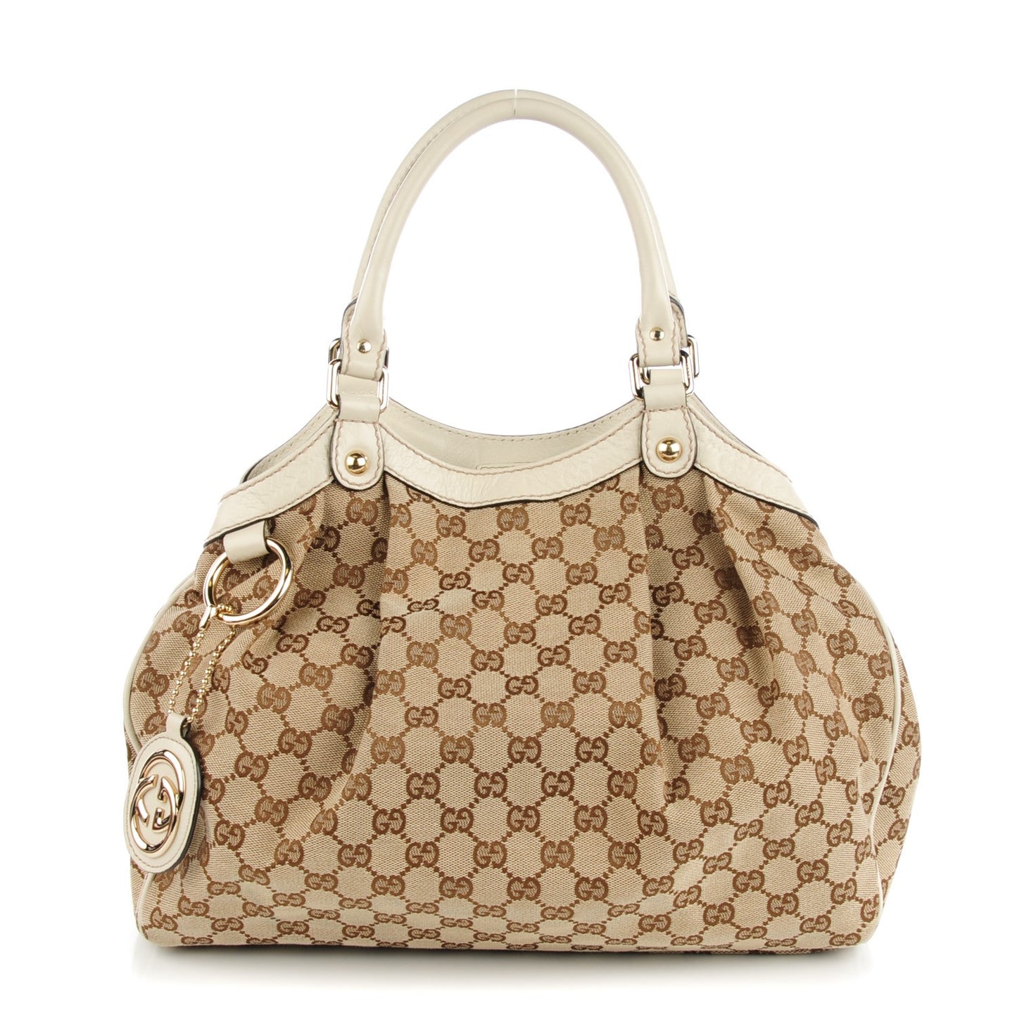 Monogram Medium Sukey Tote Off White