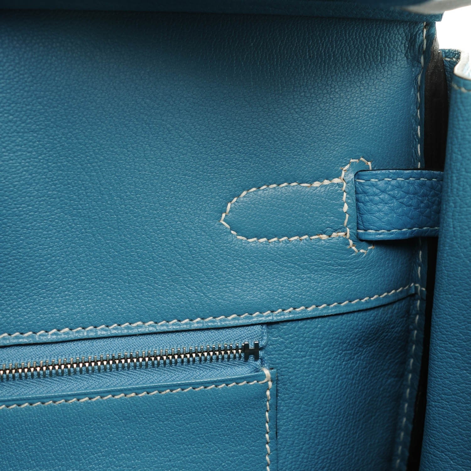 Hermes Togo Birkin 35 Blue Jean 14 of 22