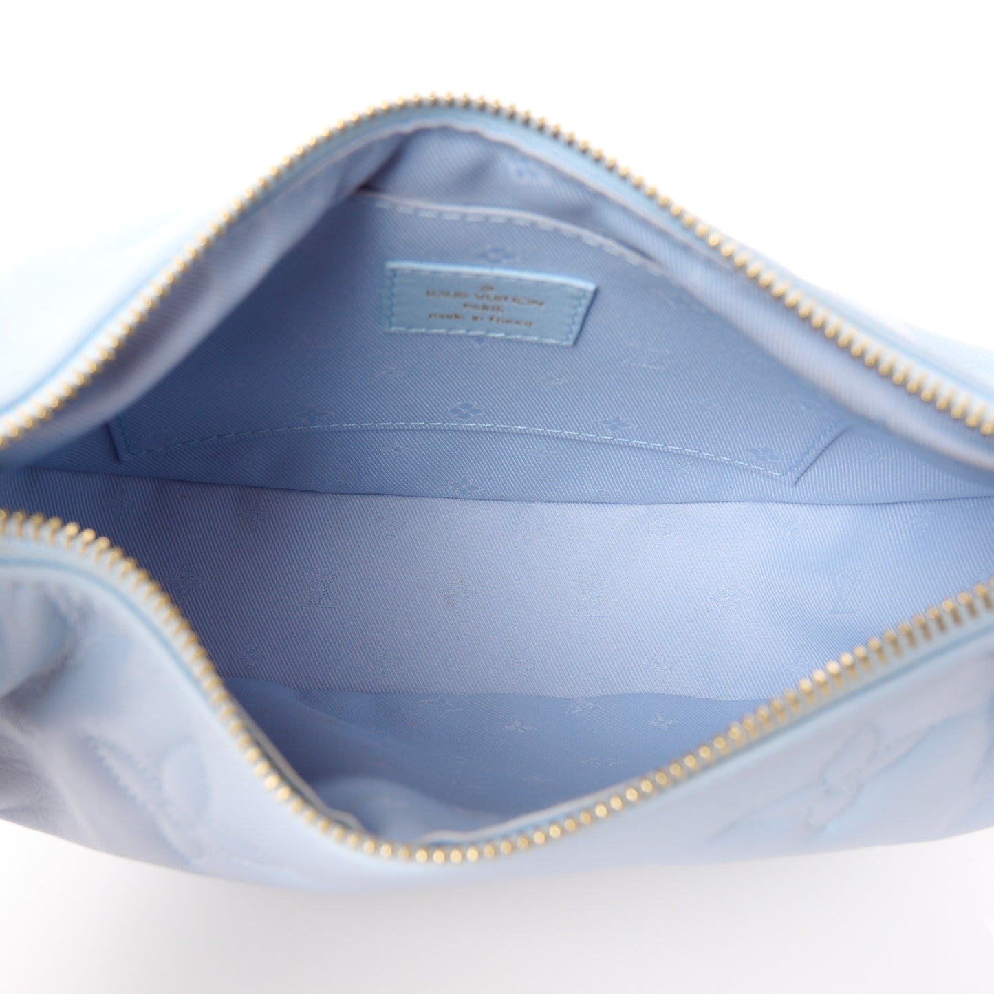 Calfskin Bubblegram Over The Moon Ice Blue