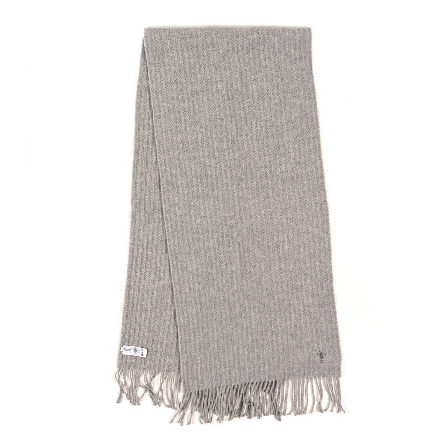 Cashmere Bee Scarf Grey