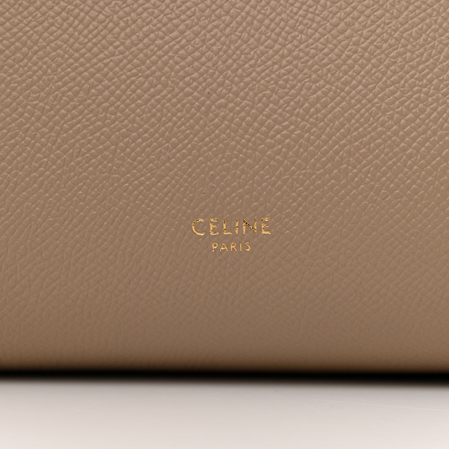Grained Calfskin Micro Belt Bag Light Taupe