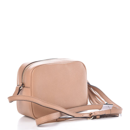 Gucci Pebbled Calfskin Small Soho Disco Bag Camelia 3 of 9