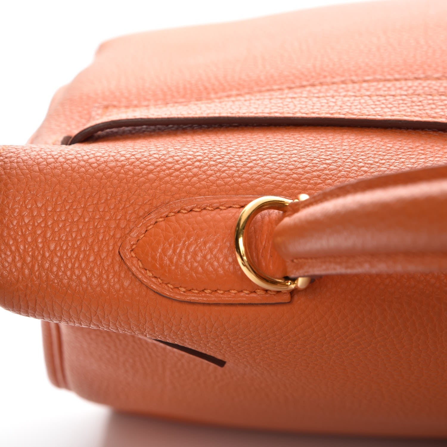 Hermes Togo Kelly Retourne 35 Orange 16 of 34