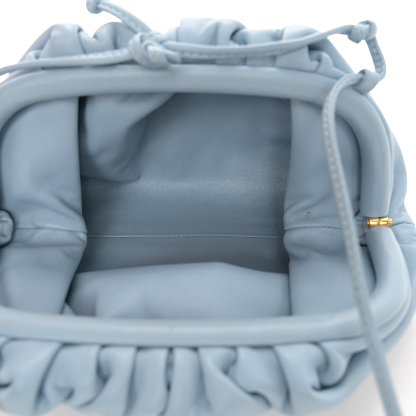 Butter Calfskin The Mini Pouch Ice