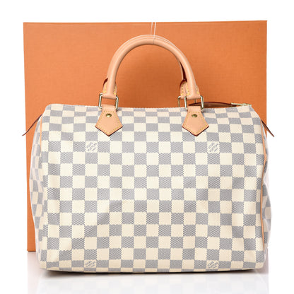 Louis Vuitton Damier Azur Speedy 30 10 of 10