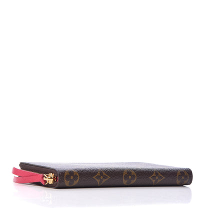 Louis Vuitton Monogram Clemence Wallet Hot Pink 4 of 8