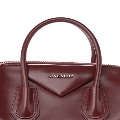 Givenchy Shiny Lord Calfskin Medium Antigona Burgundy 8 of 17