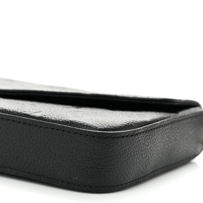 Louis Vuitton Empreinte Pochette Felicie Chain Wallet Black 11 of 11