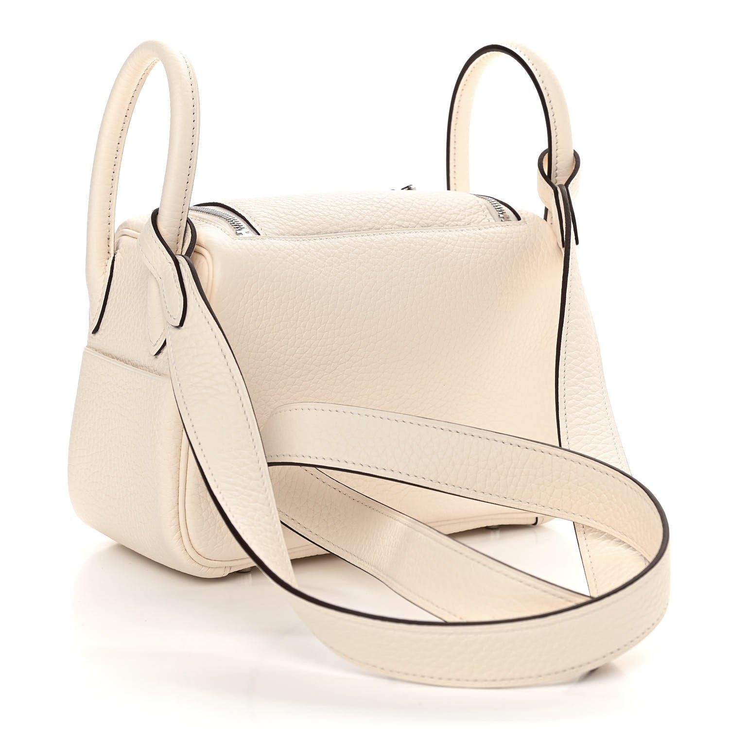 Hermes Taurillon Clemence Mini Lindy 20 Nata 3 of 11