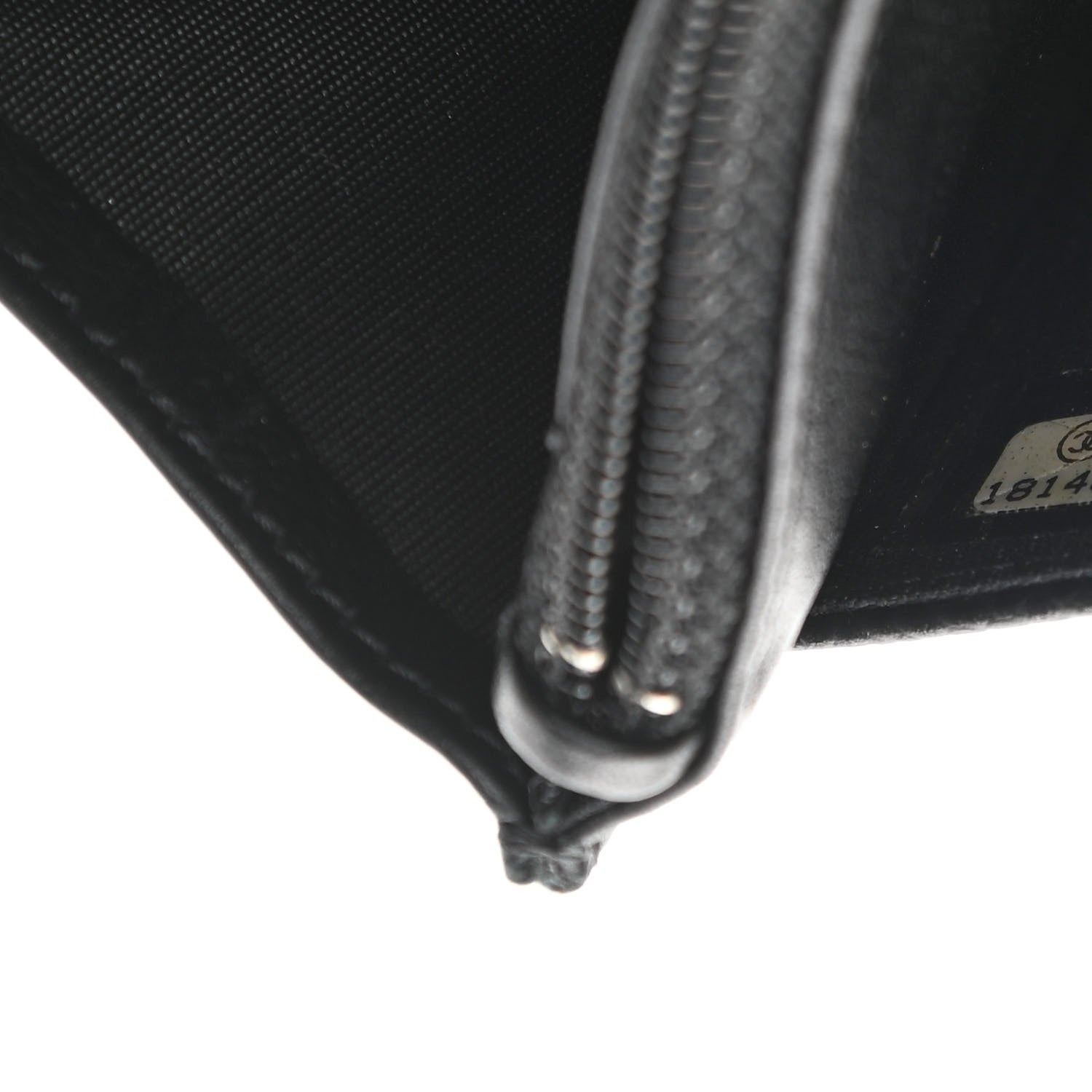 Chanel Caviar Timeless CC Wallet On Chain WOC Black 9 of 13