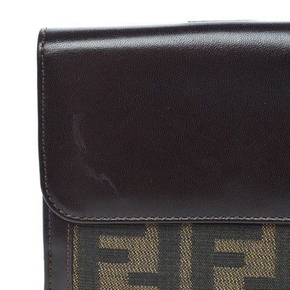 Fendi Zucca Compact Wallet Tobacco 8 of 8