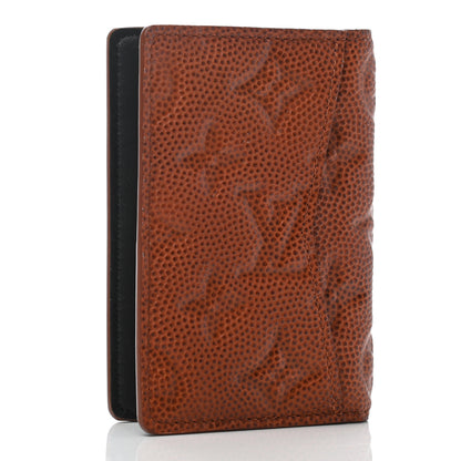Louis Vuitton X NBA Grained Calfskin Monogram Pocket Organizer Brick Orange 3 of 6