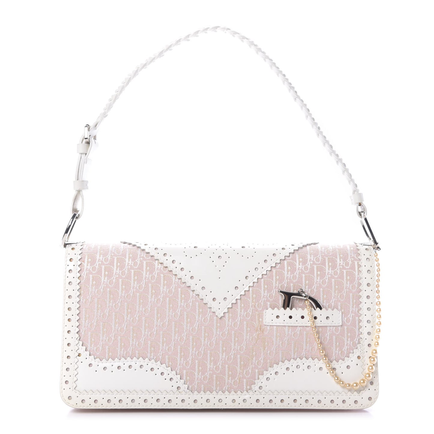 Monogram D Trick Shoulder Bag Rose Clair