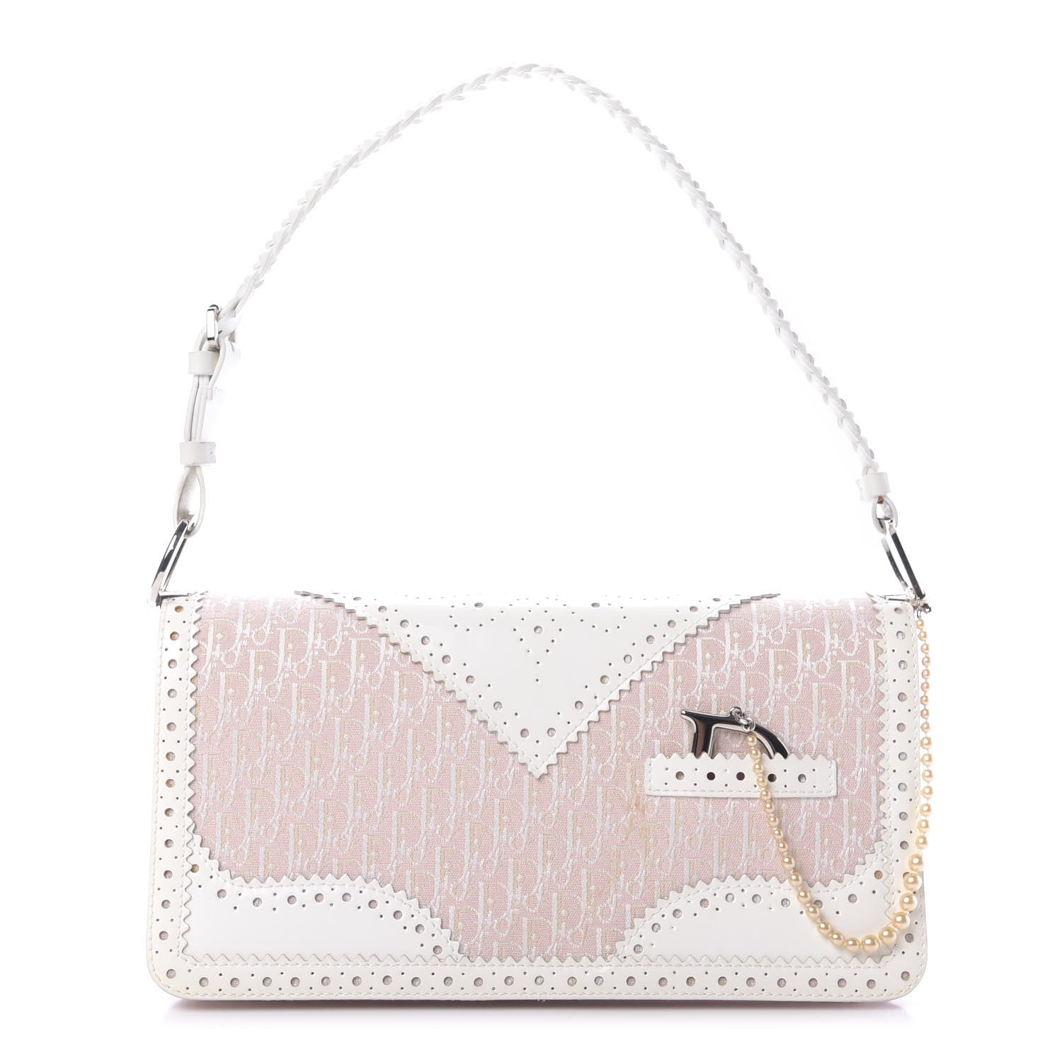 Christian Dior Monogram D Trick Shoulder Bag Rose Clair 1 of 14