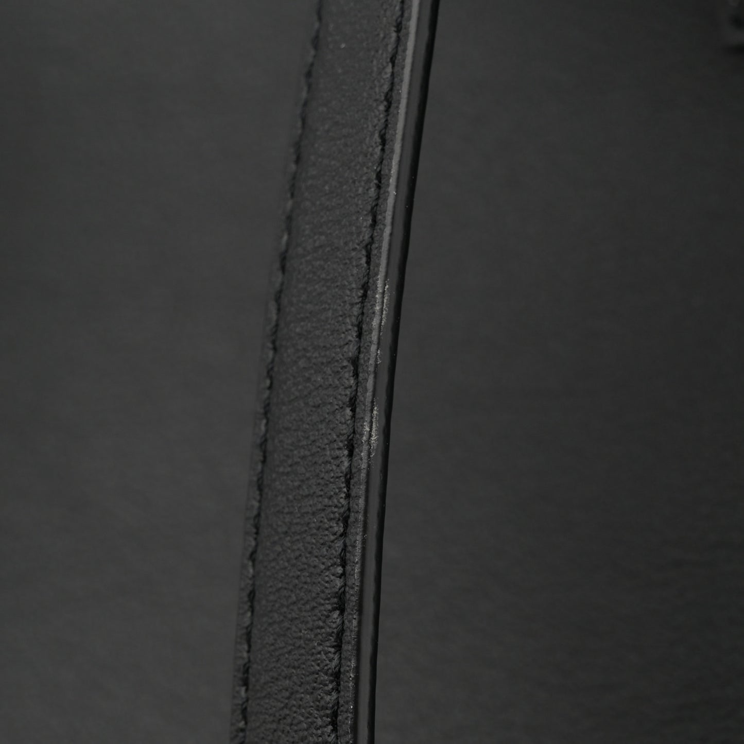 Calfskin Large Shopping Tote Black