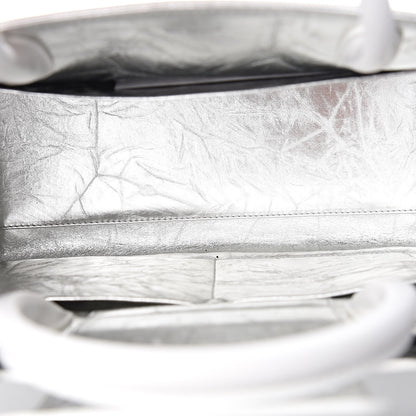 Christian Dior Metallic Calfskin Medium Diorever Flap Silver 5 of 10