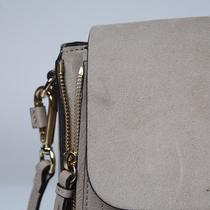 Chloe Suede Calfskin Medium Faye Backpack Motty Grey 11 of 13