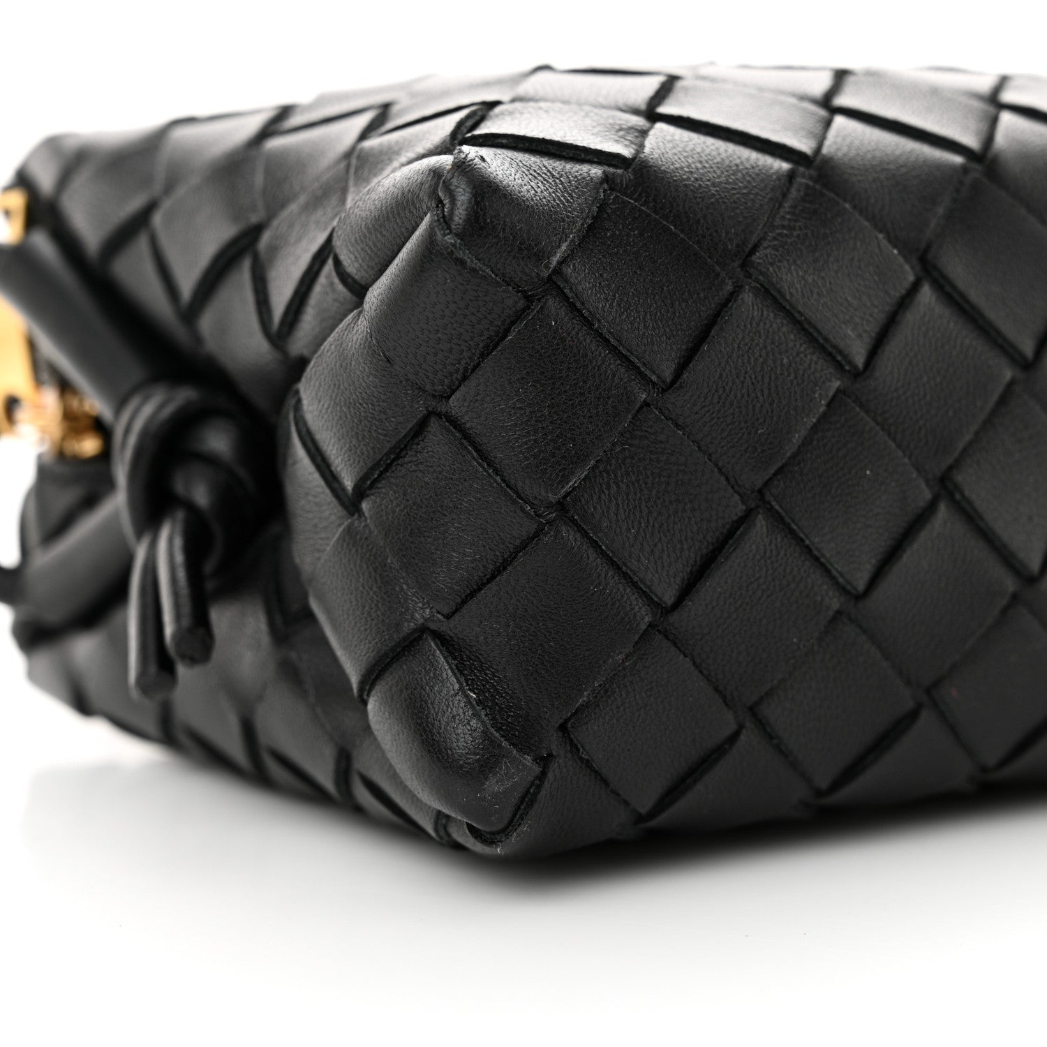 Bottega Veneta Nappa Intrecciato Mini Loop Camera Bag Black 8 of 9