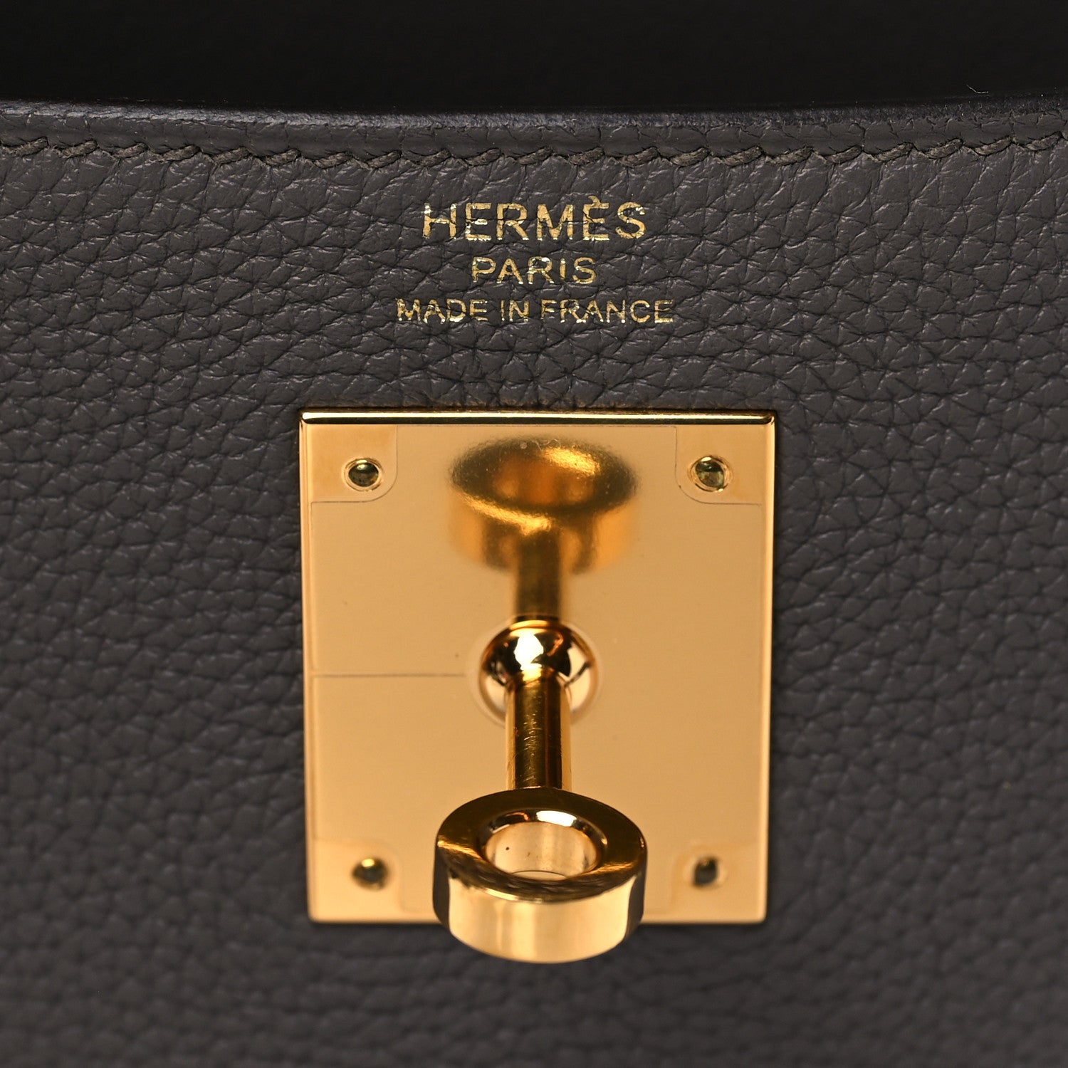 Hermes Togo Kelly Retourne 28 Etain 6 of 11