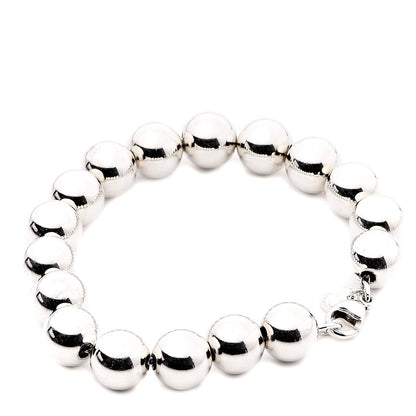 Tiffany Sterling Silver 10mm HardWear Ball Bracelet 3 of 6
