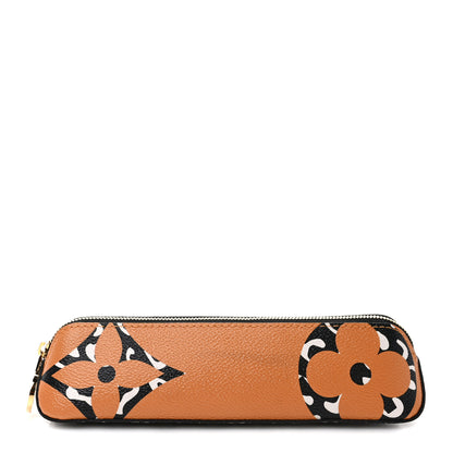 Louis Vuitton Monogram Giant Jungle Elizabeth Pencil Pouch Caramel 1 of 7