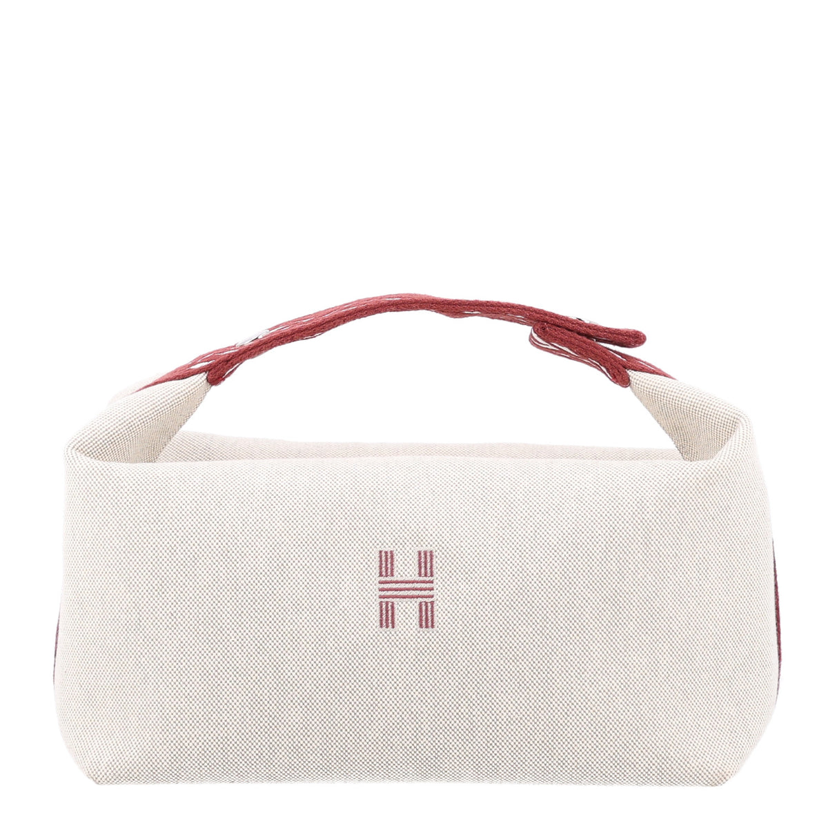 Canvas Large Bride-A-Brac Pouch Natural Rouge H