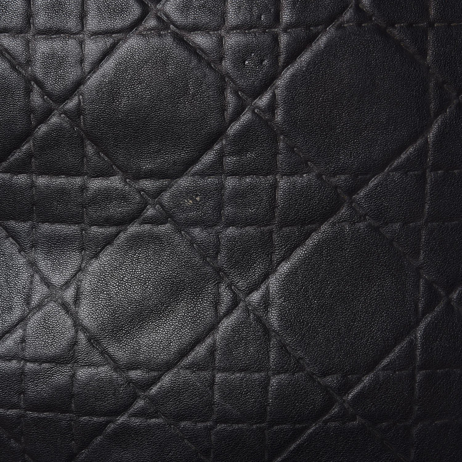 Christian Dior Lambskin Cannage Dior Soft Shopping Tote Black 14 of 14