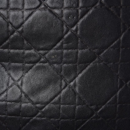Christian Dior Lambskin Cannage Dior Soft Shopping Tote Black 14 of 14