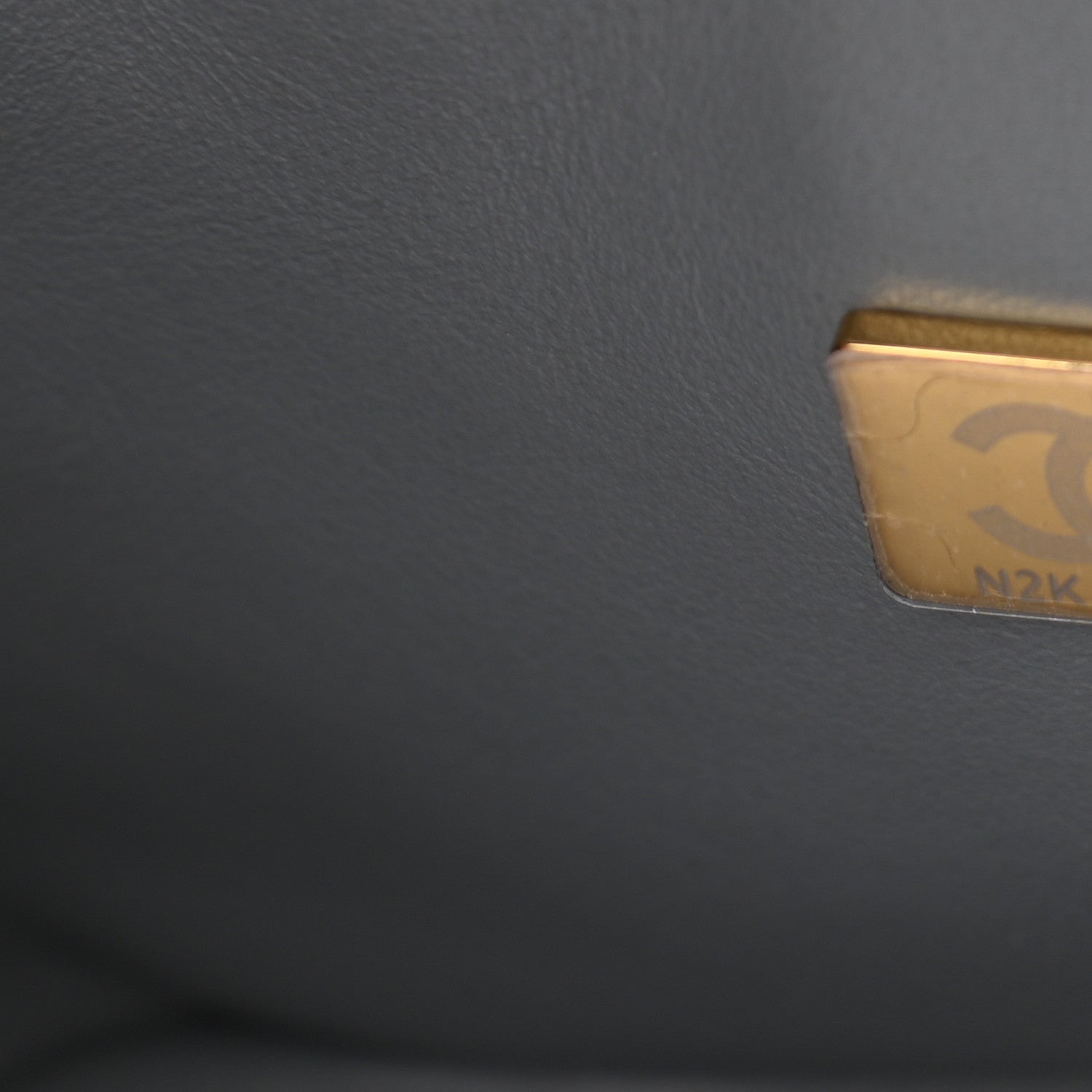 Chanel Shearling Lambskin Quilted Small Vanity Case Grey 7 of 11