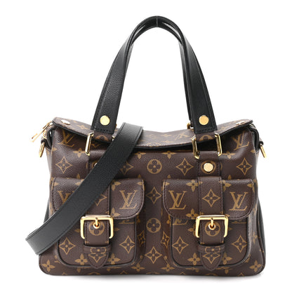 Louis Vuitton Monogram Manhattan NM Black 1 of 10