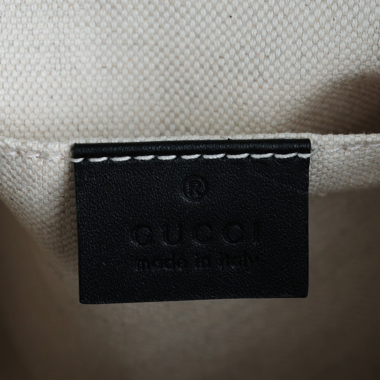 Calfskin Web GG Marmont Flap Chain Backpack Black