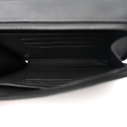 Louis Vuitton Calfskin Aerogram Alpha Wearable Wallet Black 5 of 9