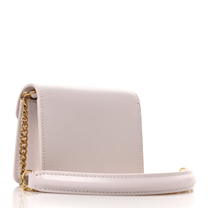 Celine Shiny Calfskin Triomphe Card Holder on Chain Poudre 2 of 8