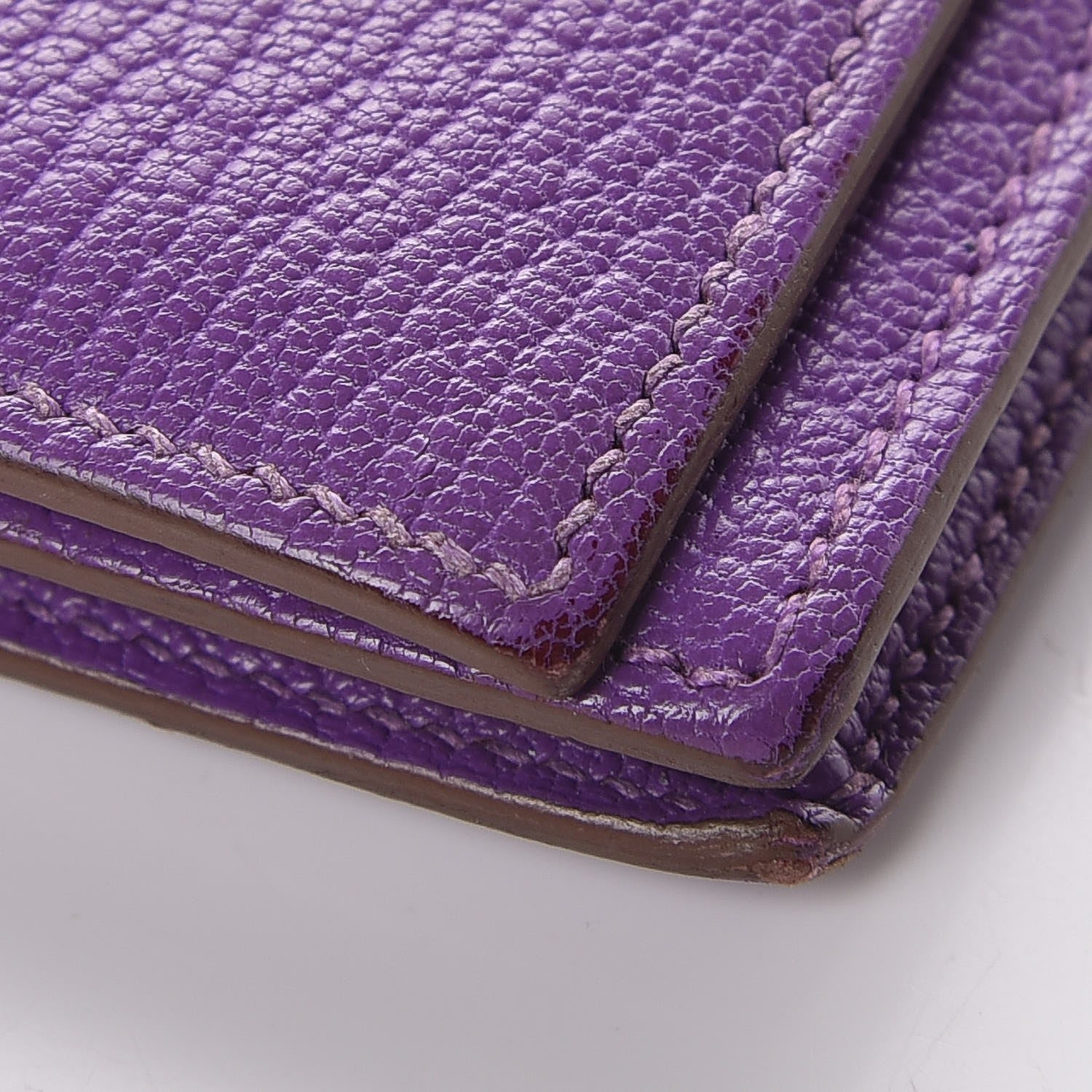 Hermes Chèvre Mysore Bearn Gusset Wallet Parme 14 of 23