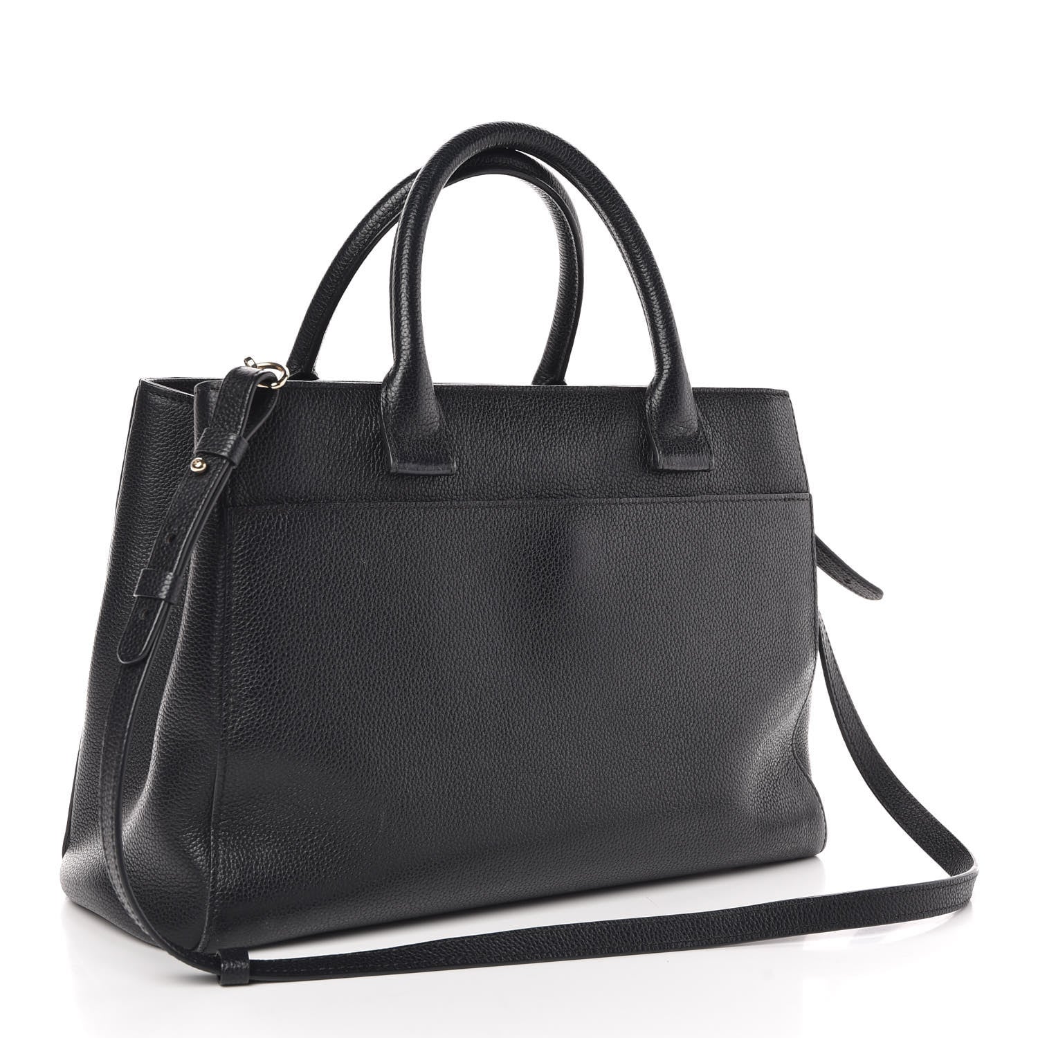 Chanel Grained Calfskin Small Neo Executive Shopper Tote Black 3 of 12