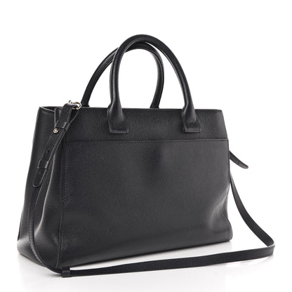 Chanel Grained Calfskin Small Neo Executive Shopper Tote Black 3 of 12