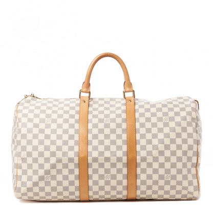 Louis Vuitton Damier Azur Keepall 50 1 of 11