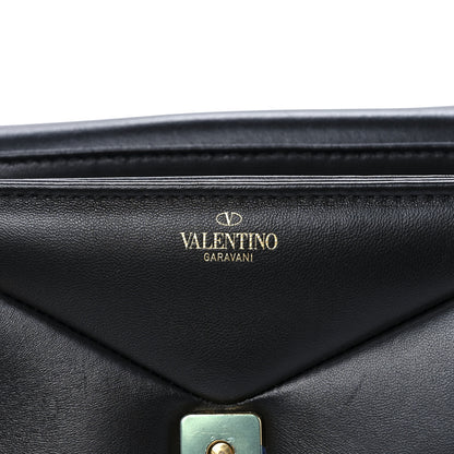 Valentino Garavani Nappa One Stud Chain Clutch Black 6 of 12