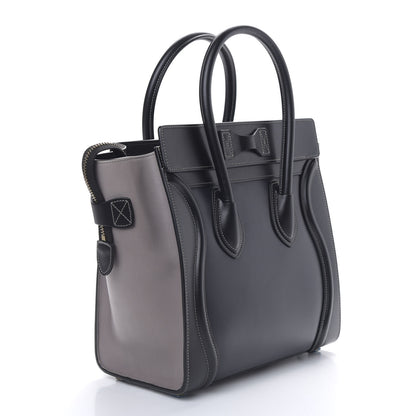 Celine Smooth Calfskin Micro Tri-Color Luggage Dark Blue 2 of 8