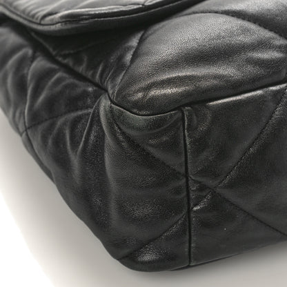 Chanel Lambskin Quilted Large Chanel 19 Flap Black 8 of 14
