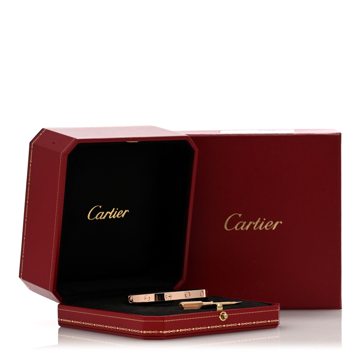 Cartier 18K Pink Gold LOVE Bracelet 17 8 of 8