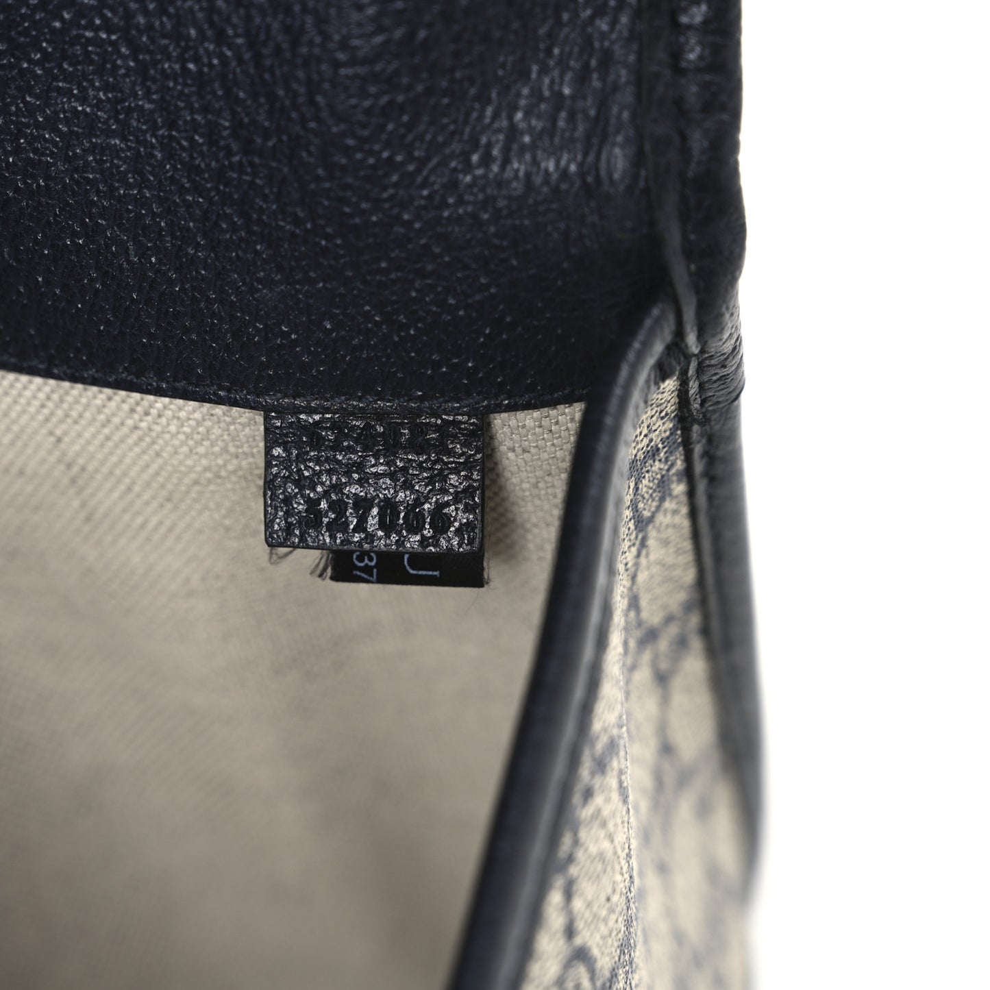 GG Supreme Monogram Web Small Ophidia Belt Bag 90 36 Beige Navy