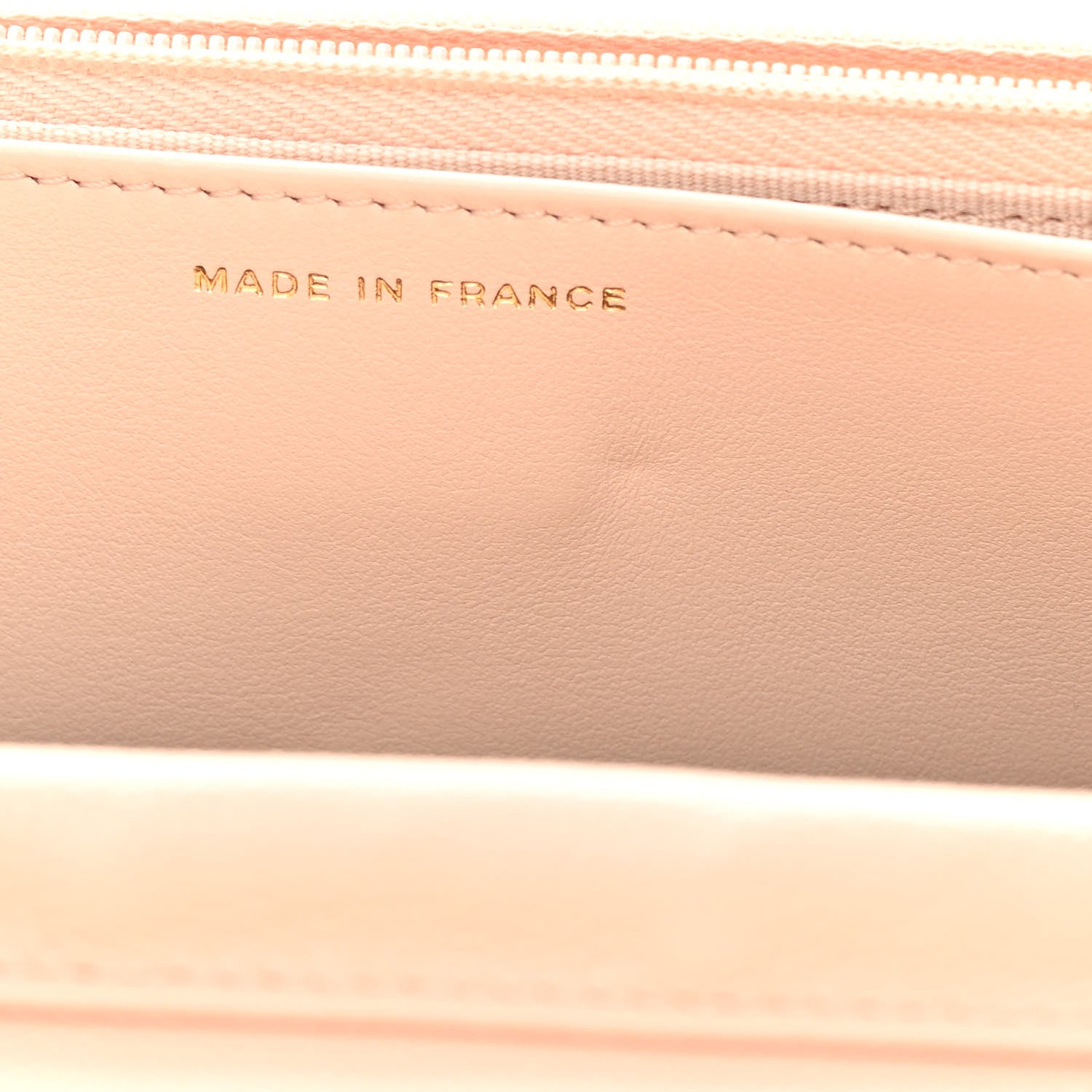 Chanel Caviar Quilted Wallet on Chain WOC Light Beige 9 of 15