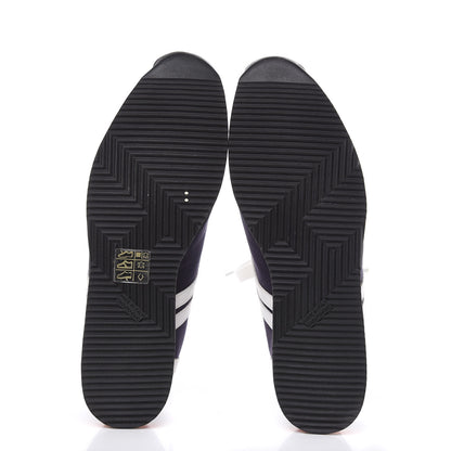 Hermes Cotton Calfskin Kool Sneakers 38 Indigo White 5 of 8