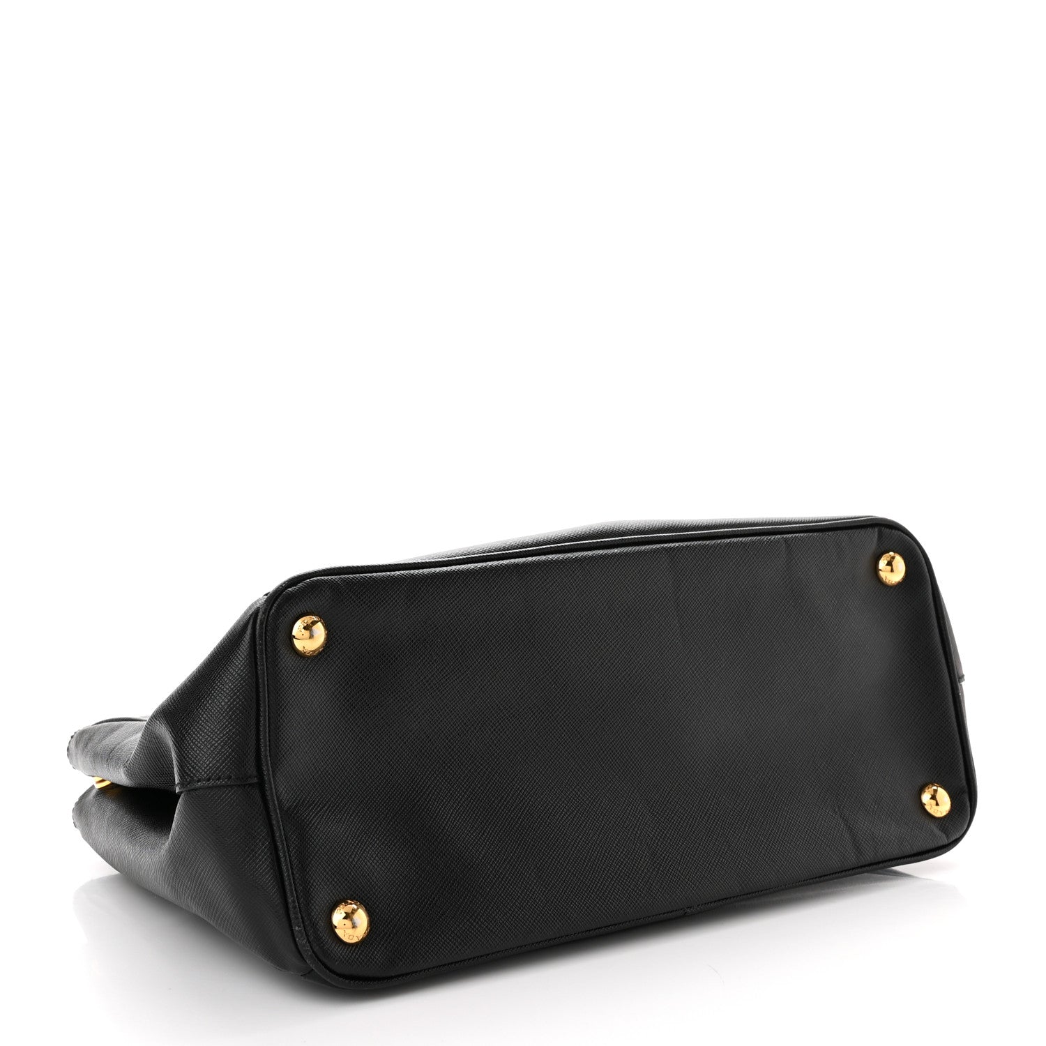 Prada Saffiano Small Galleria Double Zip Tote Black 4 of 9