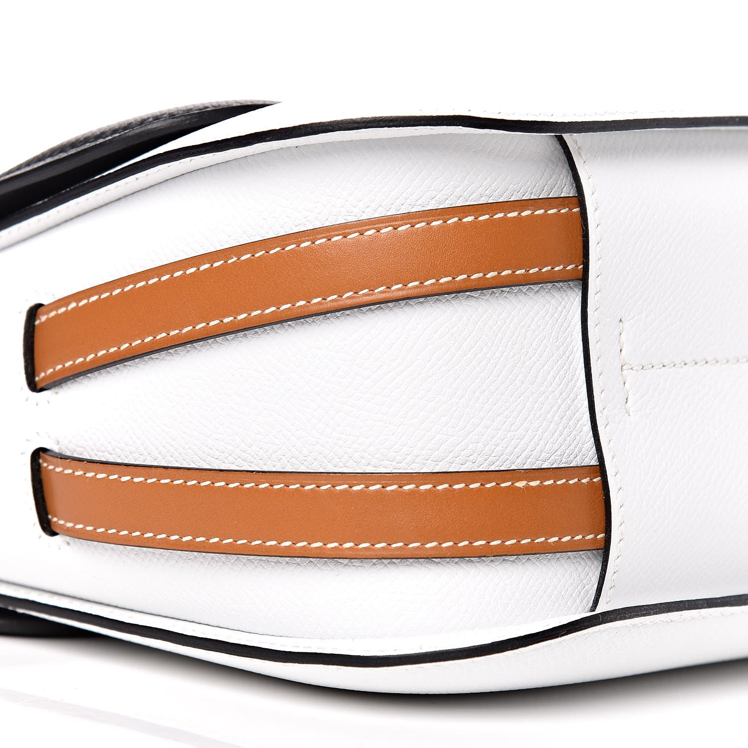 Hermes Epsom Butler Harnais White Black Natural 9 of 10