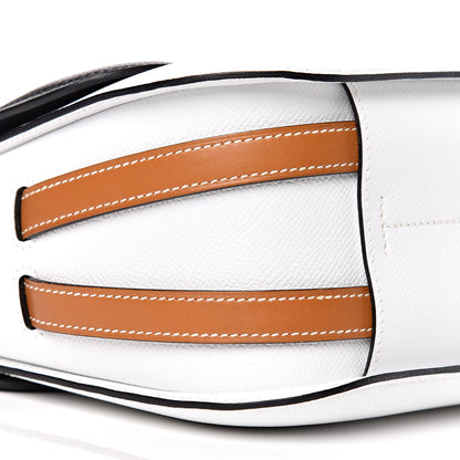 Hermes Epsom Butler Harnais White Black Natural 9 of 10