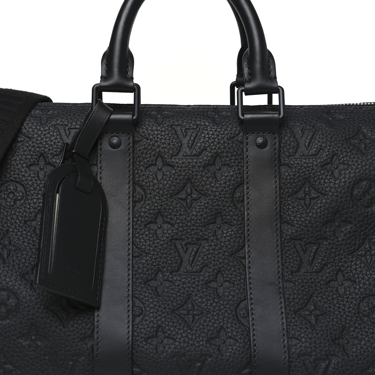 Monogram Taurillon Keepall Bandouliere 35 Black