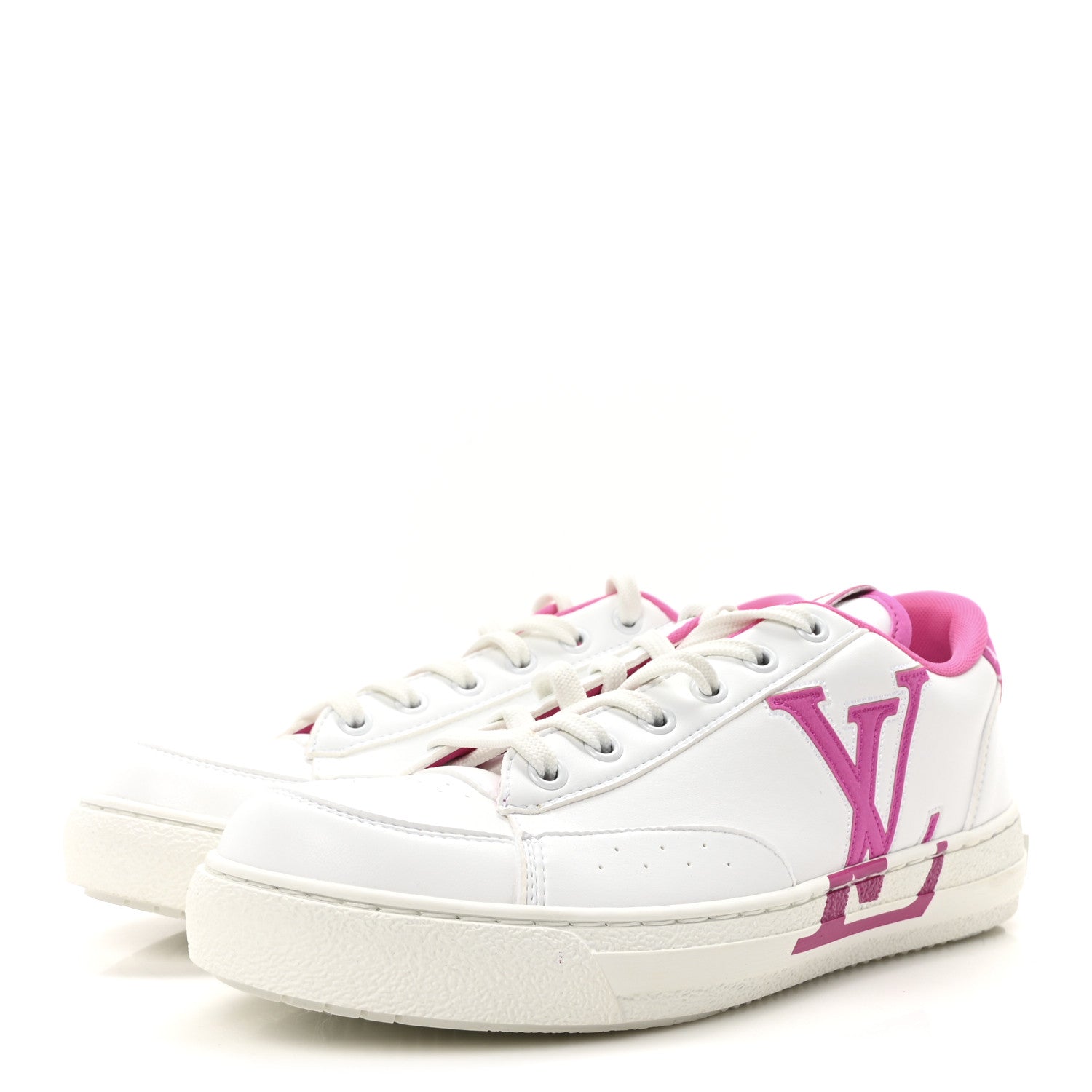 Louis Vuitton Calfskin Charlie Sneaker 38 Magenta 4 of 8