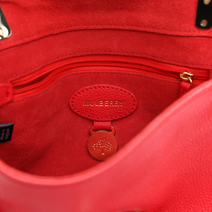 Mulberry Small Classic Grain Small Lily Flap Red 6 of 10